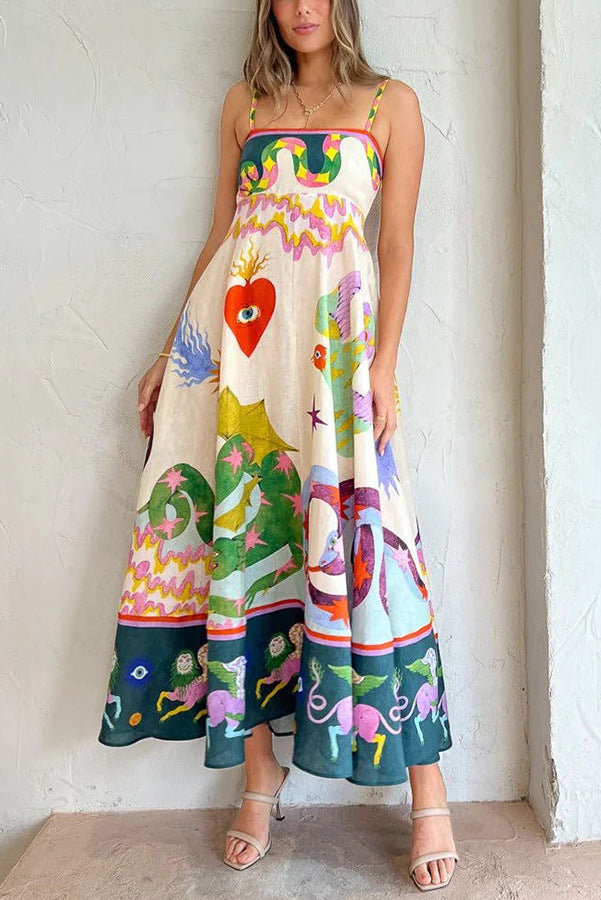 Celestial Garden Midi Dress