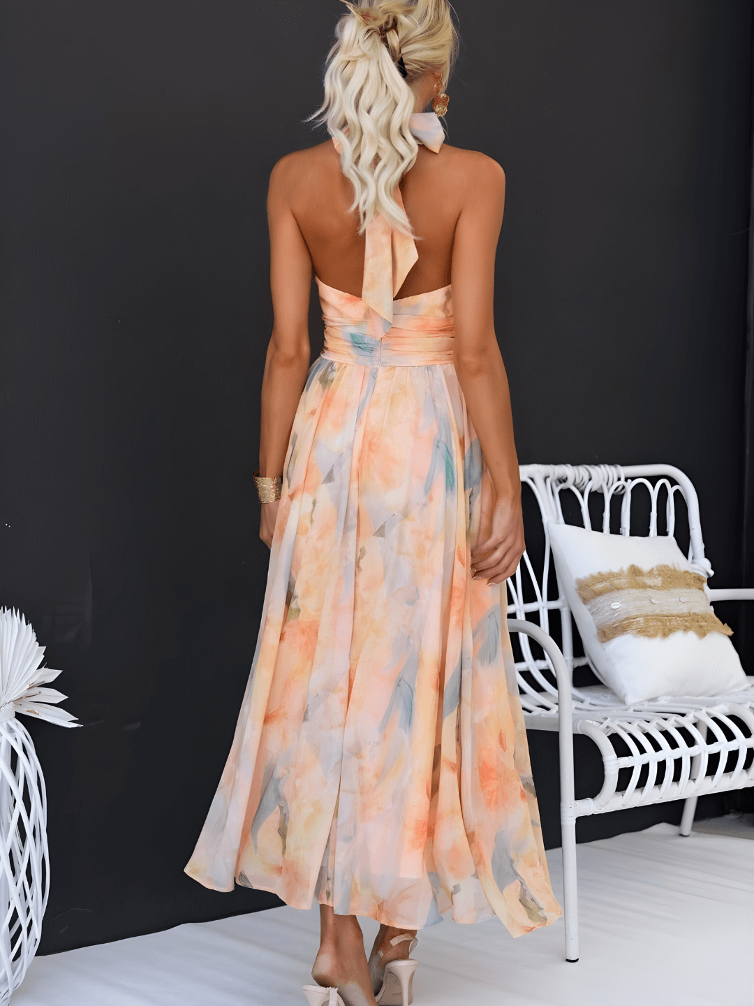 Peach Mirage Maxi Dress
