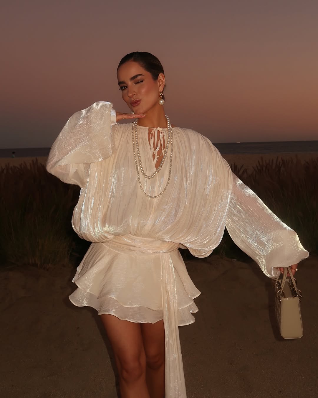Apricot Absinthe Mini Dress